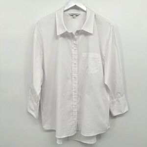 Liverpool Los Angeles‎ Top Shirt Large 3/4 Sleeves Stretch Minimalist Capsule
